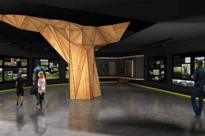 Imágenes en 3D del proyecto del Centro de Visitantes de Posada de Valdeón. DL/RAMIRO
