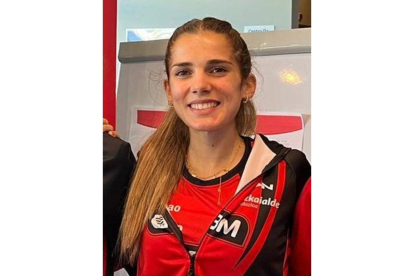 La atleta leonesa Marta García. B.A.