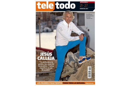 Jesús Calleja, aventurero de 'Volando voy' (Cuatro), protagoniza la portada del 'Teletodo'.