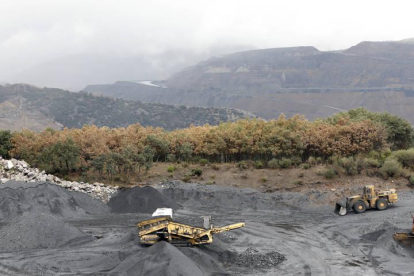 Imagen de la mina de Santa Lucíaa de Gordón