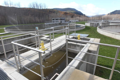 Instalaciones de la Estación Depuradora de Aguas Residuales (Edar) de Villadepalos. L. DE LA MATA