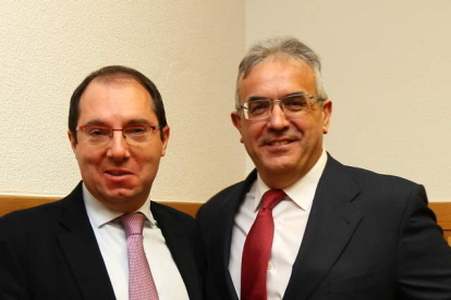 Jaime de Lamo, a la derecha, fue candidato a decano de los jueces en el año 2012. NORBERTO