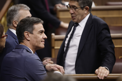 El presidente del Gobierno en funciones, Pedro Sánchez.  EFE /  SERGIO PÉREZ.