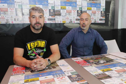 Javier Salgado y Conrado Fernández, en la presentación. L. DE LA MATA