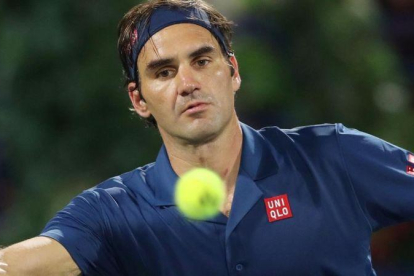 Roger Federer, en Dubái.