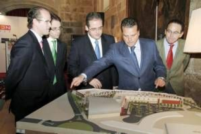 La maqueta se expondrá en la entrada del Auditorio