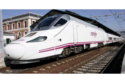 Una de las unidades asignadas a la línea de alta velocidad de Madrid a León. RAMIRO
