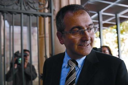 Josep Tous, entando a declarar en los juzgados.