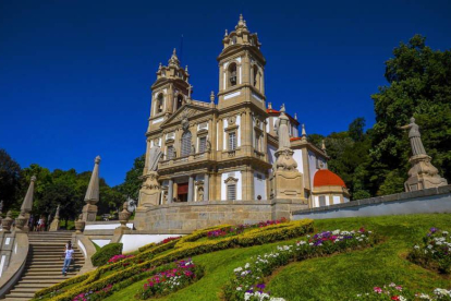 El santuario del Monte de Braga. HUGO DELGADO