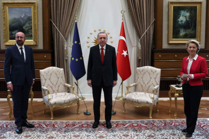 Imagen de la visita oficial de la UE a Turquía. EFE