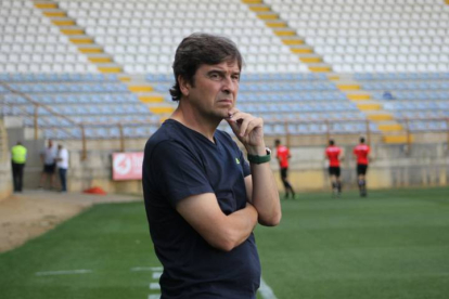 El entrenador de la Cultural, Eduardo Docampo. DL