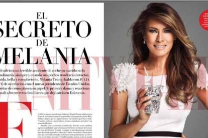 Melania Trump protagoniza el nuevo numero de la edicion mexicana de 'Vanity Fair'