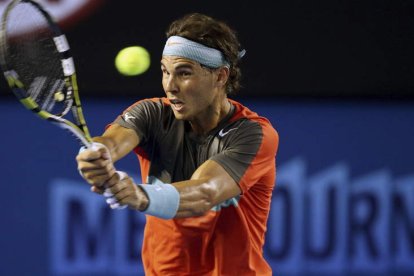 Nadal apenas necesitó 30 minutos para superar la criba de la primera ronda que supuso Tomic.