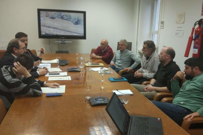 Imagen de la reunión celebrada en el Ministerio. DL