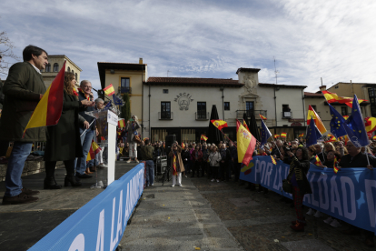 Manifestación en León contra la amnistía. FERNANDO OTERO