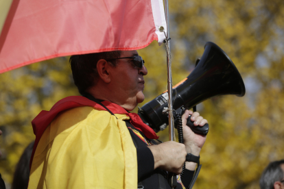 Manifestación en León contra la amnistía. FERNANDO OTERO