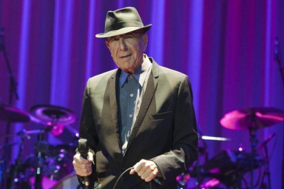 Leonard Cohen, en el Palau Sant Jordi, en octubre del 2012.