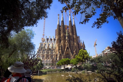 Sagrada Família. "En ningún lugar del mundo que no sea Barcelona hay una obra de características similares a las del Templo de Gaudí".