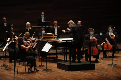 Concierto de la orquesta sinfónica de Castilla y León en el Auditorio. FERNANDO OTERO