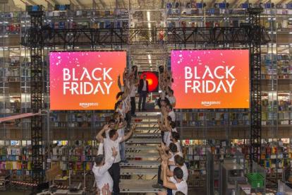 Momento en que Amazon.es activó las ofertas de Black Friday.