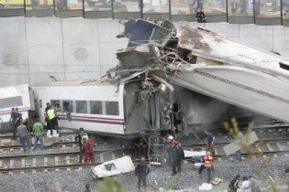 Fotogalería del accidente de Santiago