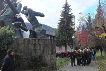 Una de las celebraciones de Santa Bárbara en Villablino, en una imagen de archivo. ARAUJO