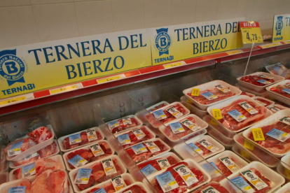 Carne de Ternabi en lineales exclusivos de supermercados. L. DE LA MATA