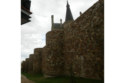 La muralla romana de Astorga.