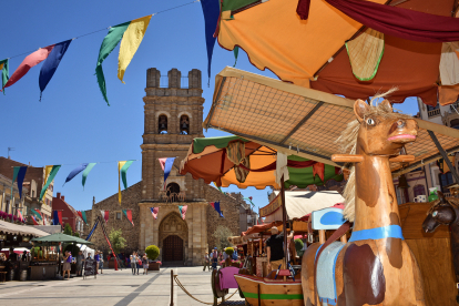 Vistas del Mercado Medieval desde la Plaza Mayor. DANIEL PISABARRO GALLEGO