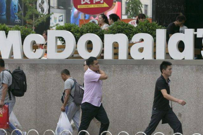 Un McDonalds, en Shanghái.