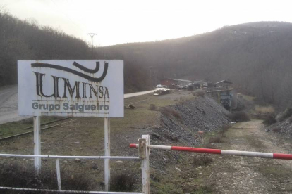 Mina de Uminsa, propiedad de Victorino Alonso, donde se ha producido esta tarde el accidente