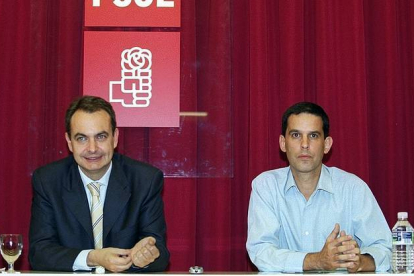 Zapatero y Zerolo, en una reunión del 2002. ARCHIVO / EL PERIÓDICO