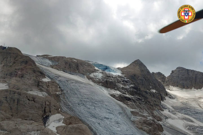Desprendimiento de los glaciares en los Alpes italianos. EFE