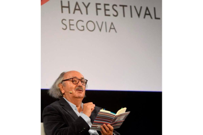 Colinas en su intervención en el Hay Festival de Segovia. PABLO MARTÍN