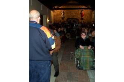Un momento del homenaje a los discapacitados celebrado en Villaquilambre