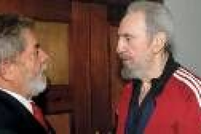 Castro con Lula, el pasado martes en una reunión en La Habana