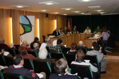 Un momento de la asamblea general de Poeda celebrada el pasado 30 de diciembre en Santa María