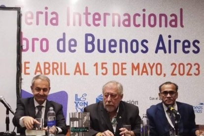 Zapatero en la Feria de Buenos Aires. FERIA DEL LIBRO DE BUENOS AIRES