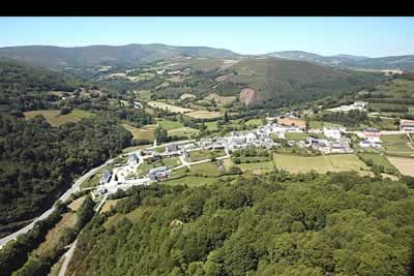 El municipio lucense de Triacastela y su entorno.