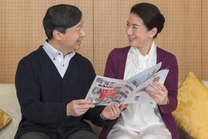 Masako y su marido, el príncipe Naruhito, el pasado 4 de diciembre en su residencia Togu, el palacio de Tokio.
