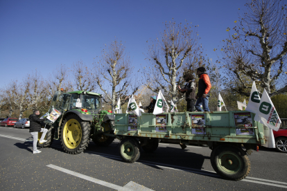 Manifestación de agricultores de UCCL. FERNANDO OTERO