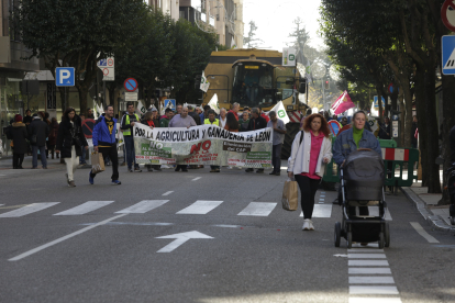 Manifestación de agricultores de UCCL. FERNANDO OTERO