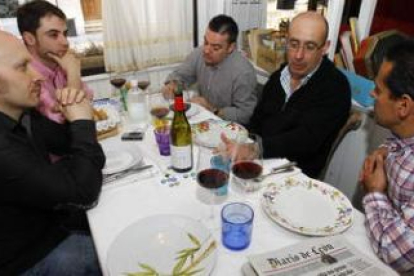 Miguel Ángel Tranca, Sergio Cancelo Anuncibay, Georgino Fernández, Jordi Ribera y Ángel Fraguas.