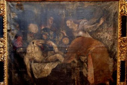 El "Tiziano de sahagún", descubierto por Cándida Buiza en una desván