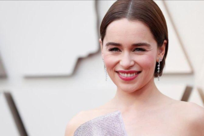 Emilia Clarke durante los Oscars este pasado mes de febrero.