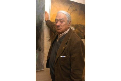 Manuel Díez Rollán en una exposición en Córdoba.