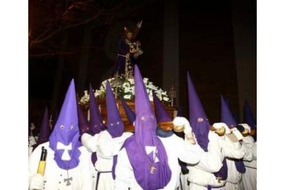 Procesión de la Semana Santa del pasado año en Ponferrada