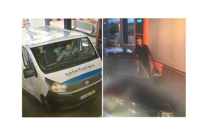 Dos yihadistas con la furgoneta y el Audi usados en los atentados de BCN y Cambrils, captados justo una semana antes en el peaje de Cambrils