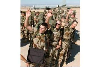 130 militares partieron ayer desde Zaragoza hasta Afganistán