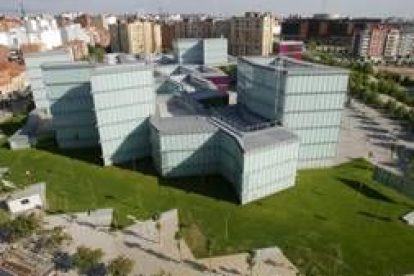 Imagen aérea del Musac, uno de los mejores edificios de los últimos años